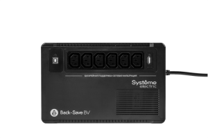 Источник бесперебойного питания Systeme Electric Back-Save, 800VA/480W, 230V, Line-Interactive, AVR, 6xC13 Outlets, USB charge(type A), USB