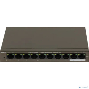 IP-COM F1110P-8-102W Коммутатор PoE неуправляемый 8-Ports 10/100 Mbps Base-TX + 2-Ports 10/100/1000 Base-TX / 8-Ports PoE (PoE бюджет 99W)