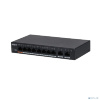 DAHUA DH-PFS3010-8GT-96 10-портовый гигабитный неуправляемый коммутатор с РоЕ, 8xRJ45 1Gb PoE, 2xRJ45 1Gb uplink, суммарно 96Вт, коммутация 20Гбит/с,