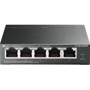 Коммутатор TP-Link Коммутатор/ 5-Port Gigabit Easy Smart Switch with 4-Port PoE+