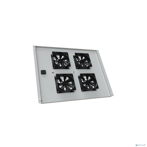 NTSS Модуль вентиляторный NTSS потолочный для шкафов серии R глубиной 800мм на 4 элемента потолочный без термостата, серый RAL 7035 NTSS-FAN4/800