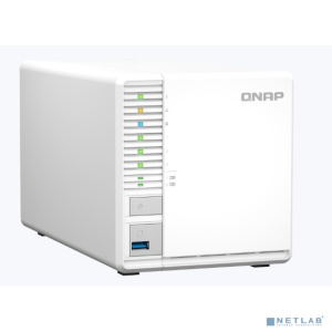 Сетевое хранилище NAS Qnap Original TS-364-8G 3-bay настольный Celeron N5095 Сетевое хранилище NAS Qnap Original TS-364-8G 3-bay настольный Celeron N5095