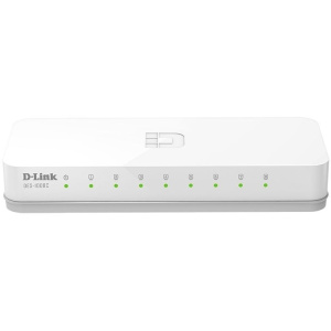Коммутатор D-LINK DES-1008C/B1A Неуправляемый с 8 портами 10/100Base-TX и функцией энергосбережения