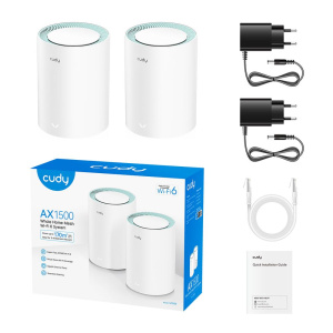 Маршрутизатор CUDY M1500(2-Pack) Gigabit Wi-Fi 6 Mesh Solution