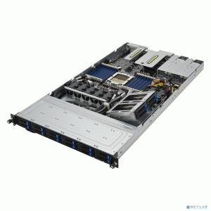 Серверная платформа/ ASUS RS500A-E12-RS12U, 1U 2 1slot GPU, 1xSP5 (LGA6096) EPYC 9004 (400W), 24 DIMM DDR5, 12 x SATA/SAS/NVME, 2 x M.2, Up to 3 PCIe