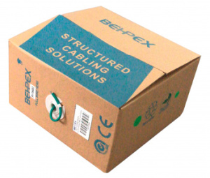 Кабель сетевой UTP 4 пары cat.5E solid 0.45мм CCA 305м зеленый