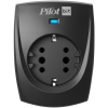 Сетевой фильтр Сетевой фильтр PILOT BIT, 1 розетка, 16А/3,5кВт, черный, Россия
