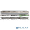 Hyperline PPHD-19-24-8P8C-C6-SH-110D Патч-панель высокой плотности 19", 0.5U, 24 порта RJ-45, категория 6, Dual IDC, экранированная