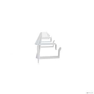 NTSS Организатор кабельный горизонтальный NTSS, крепление 19 1U с окошками, 5 колец глубиной 65мм, металл, серый RAL 7035 NTSS-HORG-O-1U-5(65)