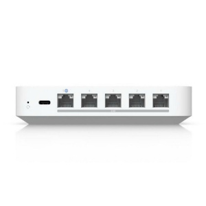 Ubiquiti UniFi Cloud Gateway Max 512GB Маршрутизатор 4 ядра (1,5 ГГц), 4х 2.5G RJ45, 1х 2.5G RJ45, SSD 512 ГБ