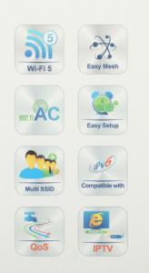 Роутер беспроводной Netis N2 AC1200 10/100/1000BASE-TX черный