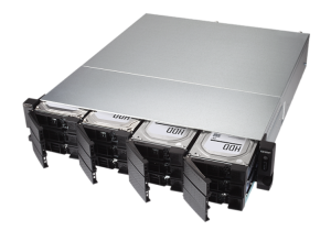 Система хранения данных QNAP ENTERPRISE 2U/18bay QC 2,6GhzCPU/32Gb(up128)/upto 274HDD with TL-R1620Sep/SATA(3,5" 2,5")/2xUSB/3xExp.slot/4x2,5Gb 2x10Gb
