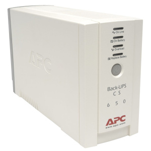 Источник бесперебойного питания для персональных компьютеров APC Back-UPS CS 650VA/400W, 230V, 4xC13 outlets (1 Surge & 3 batt.), Data/DSL protection,