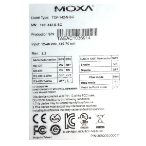 Преобразователь RS-232/422/485 в одномодовое оптоволокно<br><br><b>Причина уценки: </b>Модуль полностью рабочий, но был в использовании, поэтому имеет