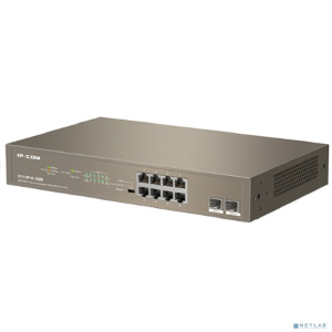 IP-COM G1110P-8-150W Коммутатор PoE неуправляемый 10-Ports 10/100/1000 Base-T + 2-Ports 1000 Base-X SFP / 8-Ports PoE (PoE бюджет 130W)