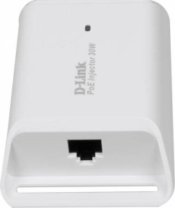Инжектор PoE D-Link DPE-301GI/A1A 10/100/1000BASE-T 30Вт 220В(АС) Инжектор PoE D-Link DPE-301GI/A1A 10/100/1000BASE-T 30Вт 220В(АС)