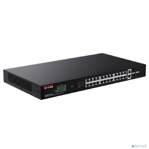 IP-COM G1128P-24-250W Неуправляемый PoE коммутатор с 24 Гигабитными портами PoE и 2 SFP портами