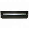 Панель Hyperline BPB19-PS-3U-RAL9005 Панель с DIN-рейкой с регулируемой глубиной установки, 19",3U, 22 места, цвет черный (RAL 9005)