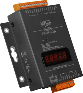 4-портовый программируемый сервер RS-232 и RS-485 с индикацией