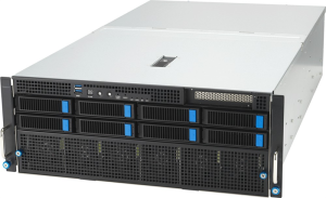 Сервер ASUS ESC8000-E11-SKU1 4U, 2x LGA4677, 32x DDR5, 8x SATA/SAS*, 1x M.2 (22110), 1x PCIex8 for HBA/RAID, 8x PCIex16 for dual-slot GPU, 1x PCIex16