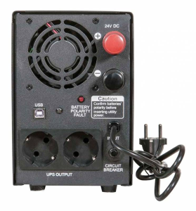Источник бесперебойного питания Powercom Infinity, Line-Interactive, 1500VA/1050W, Tower, Schuko, USB, без встроенных батарей (383447)