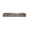 Коммутатор IP-COM G1024D Коммутатор неуправляемый, 24 порта 24x1 Гбит/с, установка в стойку, металлический корпус