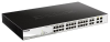 Коммутатор D-Link PROJ Управляемый L2 PoE-коммутатор, 24x1000Base-T PoE, 4xCombo 1000Base-T/SFP, PoE-бюджет 370 Вт, защита от статического электричест
