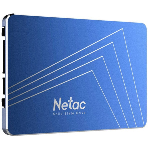 SSD Netac 2.5" 480Gb N535S Series <NT01N535S-480G-S3X> Retail (SATA3, up to 540/490MBs, 3D NAND, 280TBW, 7mm)