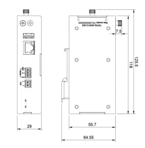 Российский ултракомпактный компьютер для сбора и обработки данных FRONT Compact RUS01 RK3308/512MB/32GB+4GB/NapiL [FC-RUS01-0001] на базе процессора R