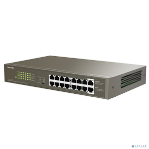 TENDA TEG1116P-16-150W Коммутатор в стойку 16-Ports 10/100/1000 Base-T 16-Ports PoE(PoE бюджет 135W)