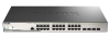 коммутатор D-Link PROJ Управляемый L2 PoE-коммутатор, 24x1000Base-T PoE, 4x1000Base-X SFP, PoE-бюджет 370 Вт, защита от статического электричества до