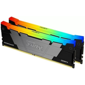 Оперативная память KINGSTON Память оперативная/ 64GB 3200MHz DDR4 CL16 DIMM (Kit of 2) FURY Renegade RGB