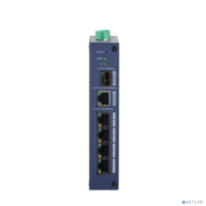 DAHUA DH-CHS4106-4ET 6-портовый коммутатор управляемый 4 RJ45 10/100Мбит/с, 1 RJ45 10/100/1000Мбит/с (uplink), 1 SFP 1000Мбит/с (uplink IP30, IK06;