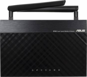 Роутер беспроводной Asus RT-N12 N300 10/100BASE-TX черный