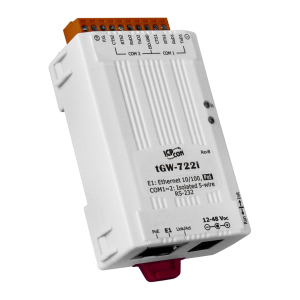 2-портовый преобразователь Modbus TCP в Modbus RTU/ASCII с возможностью питания по PoE, с изоляцией последовательных портов