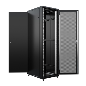 Телекоммуникационный шкаф (4408) Бастион SKAT TB-42R680PF-B Телекоммуникационный шкаф 42U/600x800мм/Пд-перф/Зд-металл/RAL9005/99кг/1.5 л.г