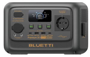 Портативная зарядная станция Bluetti Premium 30 V2 Portable Power Station, 600W/320Wh, LiFePO4, 4,28kg