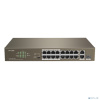 IP-COM F1118P-16-150W Коммутатор PoE неуправляемый 18-Ports 10/100 Mbps Base-TX + 1-Port 1000 Base-X SFP / 16-Ports PoE (PoE бюджет 130W)
