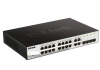 Коммутатор D-Link Настраиваемый L2 коммутатор, 16х1000Base-T, 4хCombo 1000Base-T/SFP, упрощенный интерфейс CLI