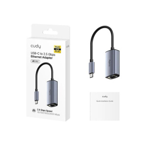 Сетевой адаптер CUDY UE25C USB-C to 2.5G Ethernet Adapter