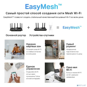 TP-Link Archer C6 Двухдиапазонный гигабитный роутер Wi-Fi AC1200 с поддержкой Mesh и MU-MIMO