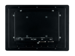 Промышленный монитор серии GLA-12. Дисплей 12.1",1280 х 800 с проекционно-емкостным сенсорным экраном, повышенной яркостью 600 кд/м2 и антибликовым по