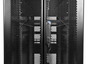 Шкаф серверный ЦМО (ШТК-СП-42.6.10-44АА-9005) напольный 42U 600x990мм пер.дв.перфор. задн.дв.перфор. 2 бок.пан. направл.под закл.гайки 1350кг черный 6