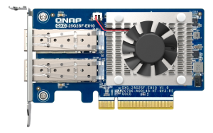 Сетевая карта QNAP Expansion Card QXG-25G2SF-E810 PCIe Gen4 x8, 2x25GbE(SFP28)