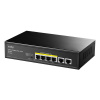 Коммутатор CUDY 6-Port 10/100M PoE+ Switch 60W 6-Port 10/100M PoE Switch with 4 POE Ports Unmanaged Desktop Switch, support 4-port IEEE 802.3at PoE+ I