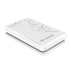 Жесткий диск Transcend Portable HDD 1Tb StoreJet TS1TSJ25A3W {USB 3.0, 2.5", white}