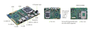 Одноплатный компьютер CAPA520PHGG-H310-ZIO, 3.5” SBC, LGA1151, поддержка процессора Intel® Core™ i7/i5/i3, Pentium® и Celeron®, чипсет H310, DDR4-2666