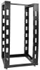 стойка ЦМО Стойка телекоммуникационная универсальная 24U двухрамная, цвет черный