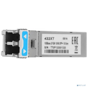 D-Link 432XT/B1A PROJ Трансивер SFP+ с 1 портом 10GBase-LR для одномодового оптического кабеля (до 10 км, разъем Duplex LC)
