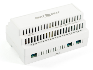 ИБП исполнения DIN (585) Бастион SKAT-24-2.0 DIN (СКАТ ИБП-24/2-DIN) источник питания 24В 2А пластиковый корпус под DIN рейку 35 мм